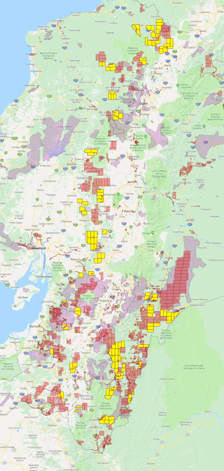 Mapas De Concesiones Mineras Rainforest Action Group