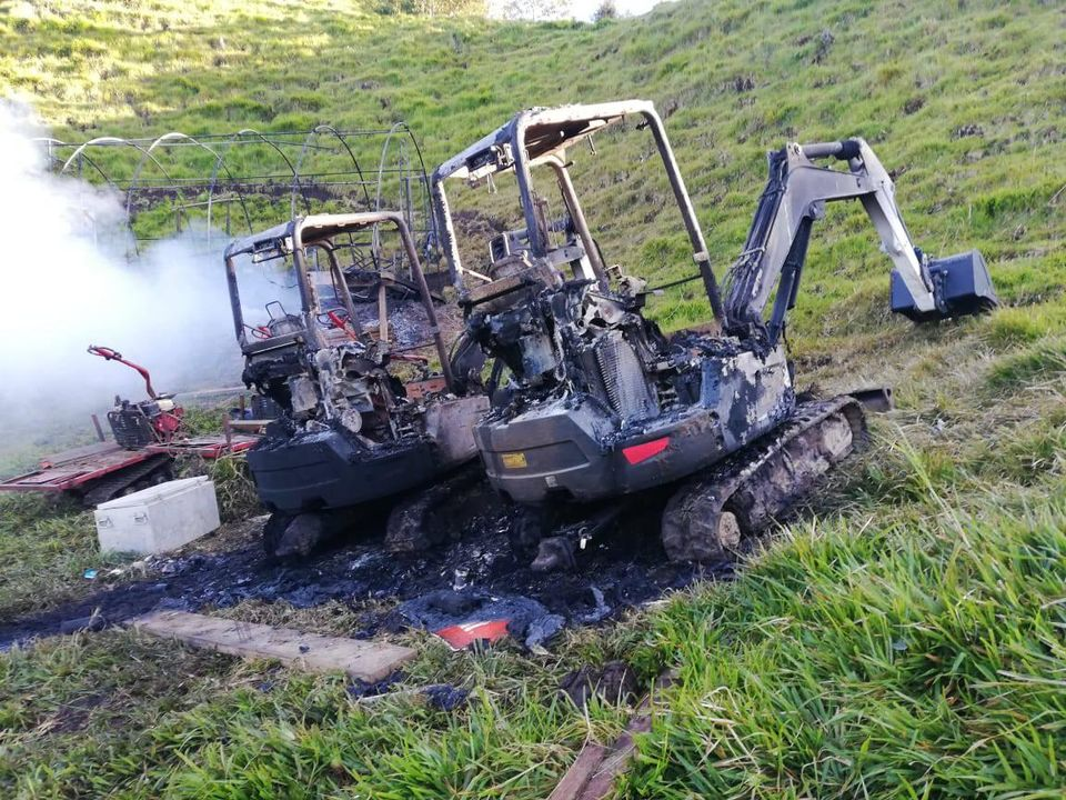 Rinehart mining camp burnt in Ecuador